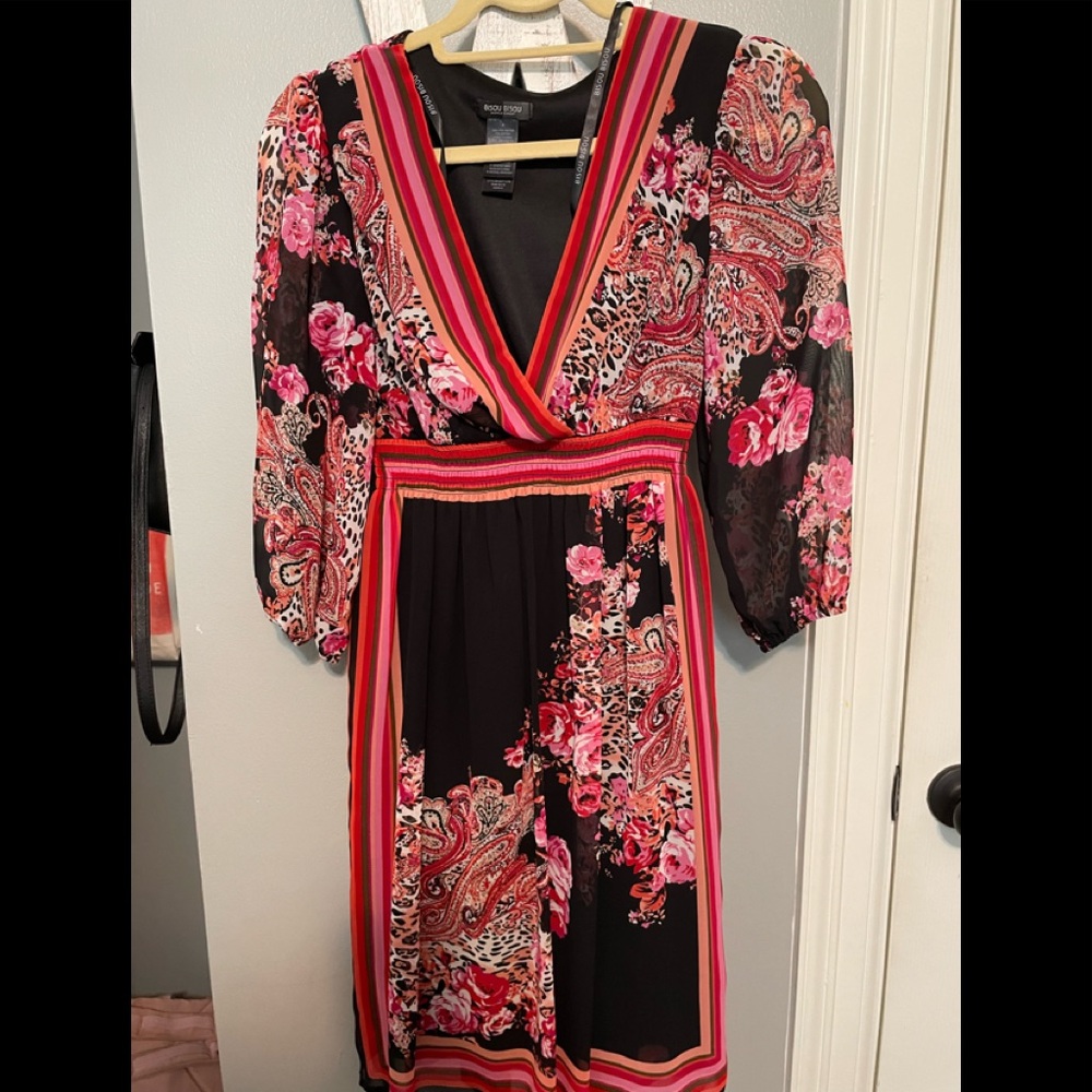 Floral bisou bisou dress size 6